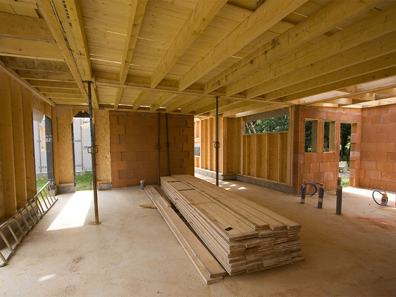 Charpente en bois traditionnelle à Angoulême